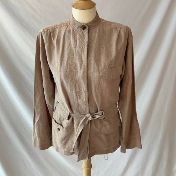 WILFRED NICOLET LINEN JACKET SZ XXS - Picture 2 of 3